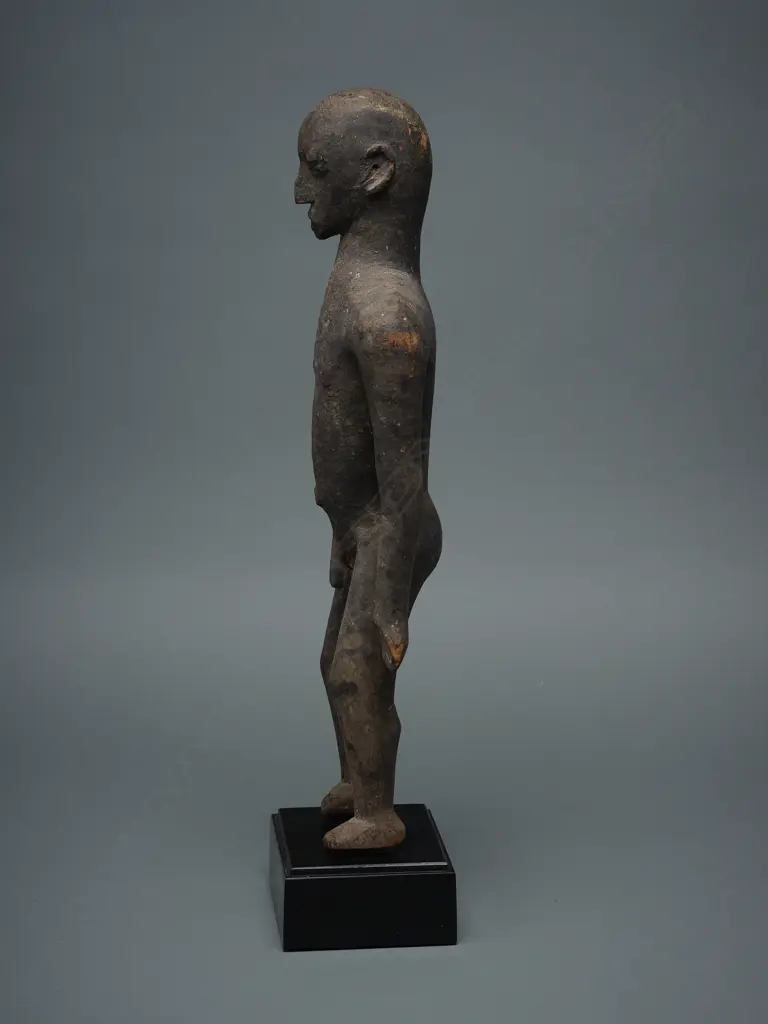 Ghana Dagari wooden male figure, Image 1++